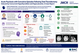 Acute Psychosis and Convulsive Episodes Following Total Thyroidectomy: A Dual Metabolic Neuropsychiatric Emergency