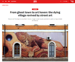 AS USA - FROM GHOST TOWN TO ART HAVEN: THE DYING VILLAGE REVIVED BY STREET ART
