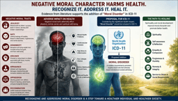 The Adverse Impact of Negative Moral Character on Health and the Improving Role of Spirituality