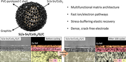 Multifunctional Conductive and Elastic Matrices‑Engineered Si Nanocomposite Anodes for Liquid and Solid‑State Lithium Batteries