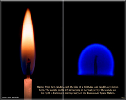 Flames in Space Image Poll: Two Candle Flames
