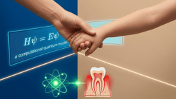A computational quantum model for periodontal low-level laser therapy:  Analytical prediction of coherence and excitation