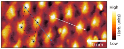 Visualization of excitons trapped in a nanoscale pattern