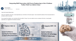 Integrating R&D Innovation with Process Engineering to Solve Problems neither Field Can Address Alone