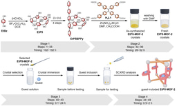 Synthesis and guest inclusion for molecular catcher-based structure determination