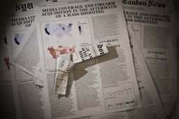 A complicated triangle of media, laws and guns