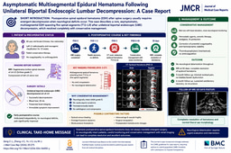 Asymptomatic Multisegmental Epidural Hematoma After Unilateral Biportal Endoscopic Lumbar Decompression: Challenging Conventional Surgical Paradigms