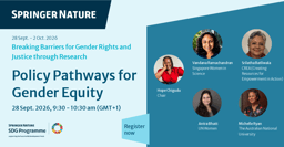 Meet the speakers: Policy Pathways for Gender Equity