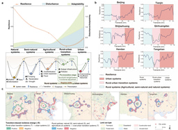 Temporary loss of social-ecological system resilience during rural to urban transition