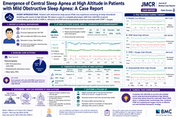 Severe Central Sleep Apnea Emerging at High Altitude in a Patient with Mild Obstructive Sleep Apnea