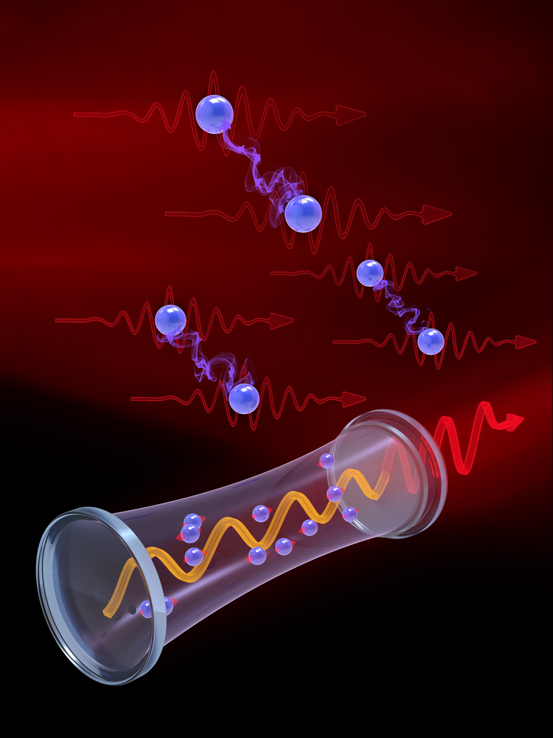 An inhibited laser