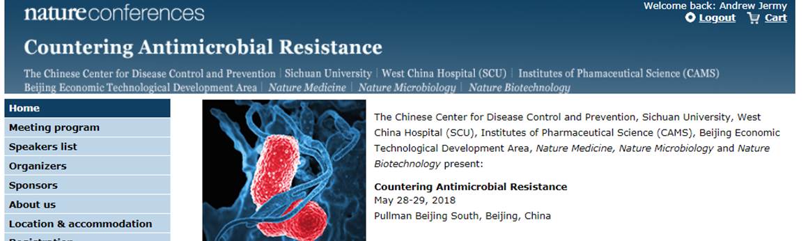 Join us in Beijing to Counter Antimicrobial Resistance 