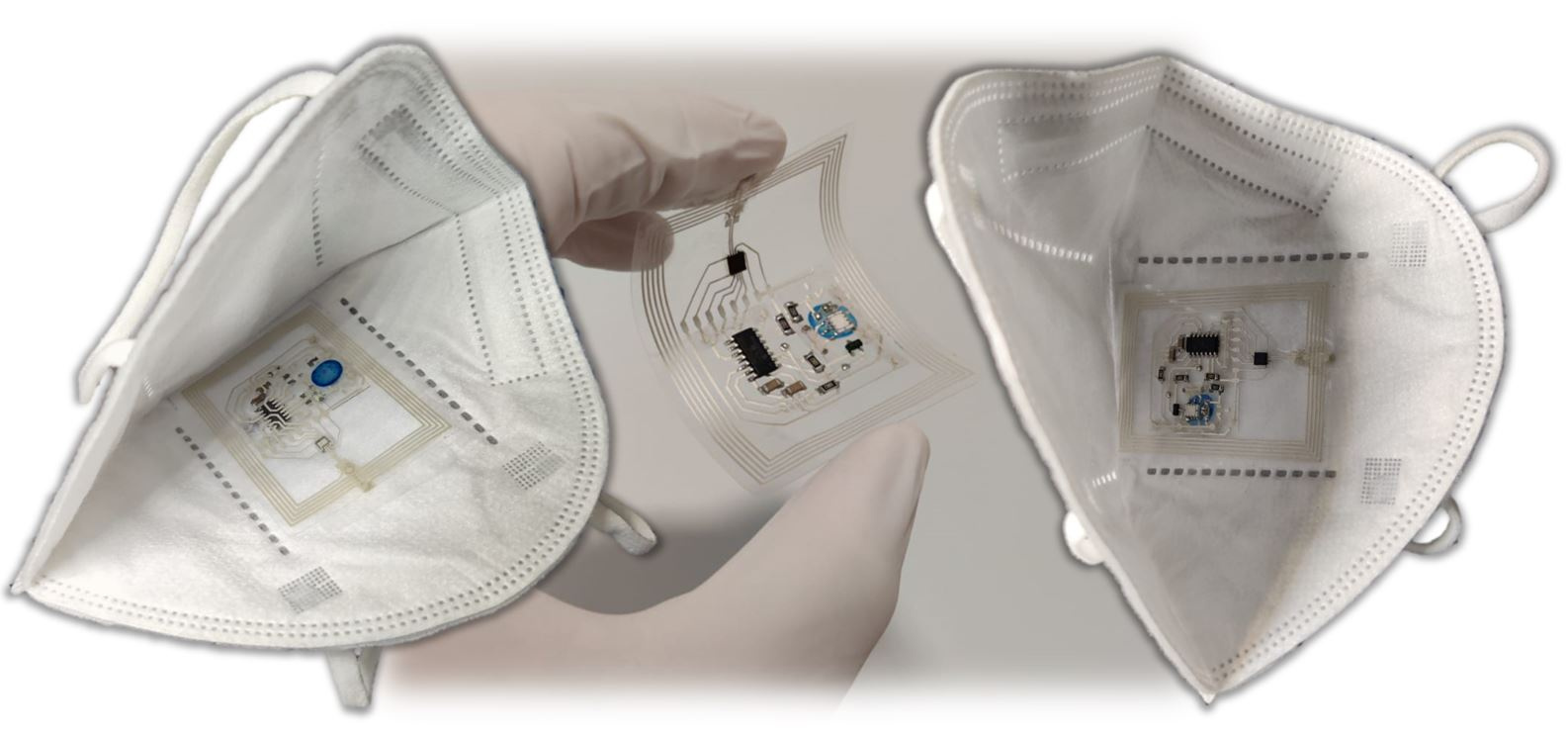 Smart facemask for wireless carbon dioxide monitoring