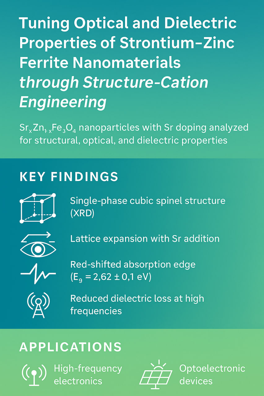 Researchers demonstrate a powerful structure–cation engineering strategy to tune optical and dielectric behavior in ferrite nanomaterials.