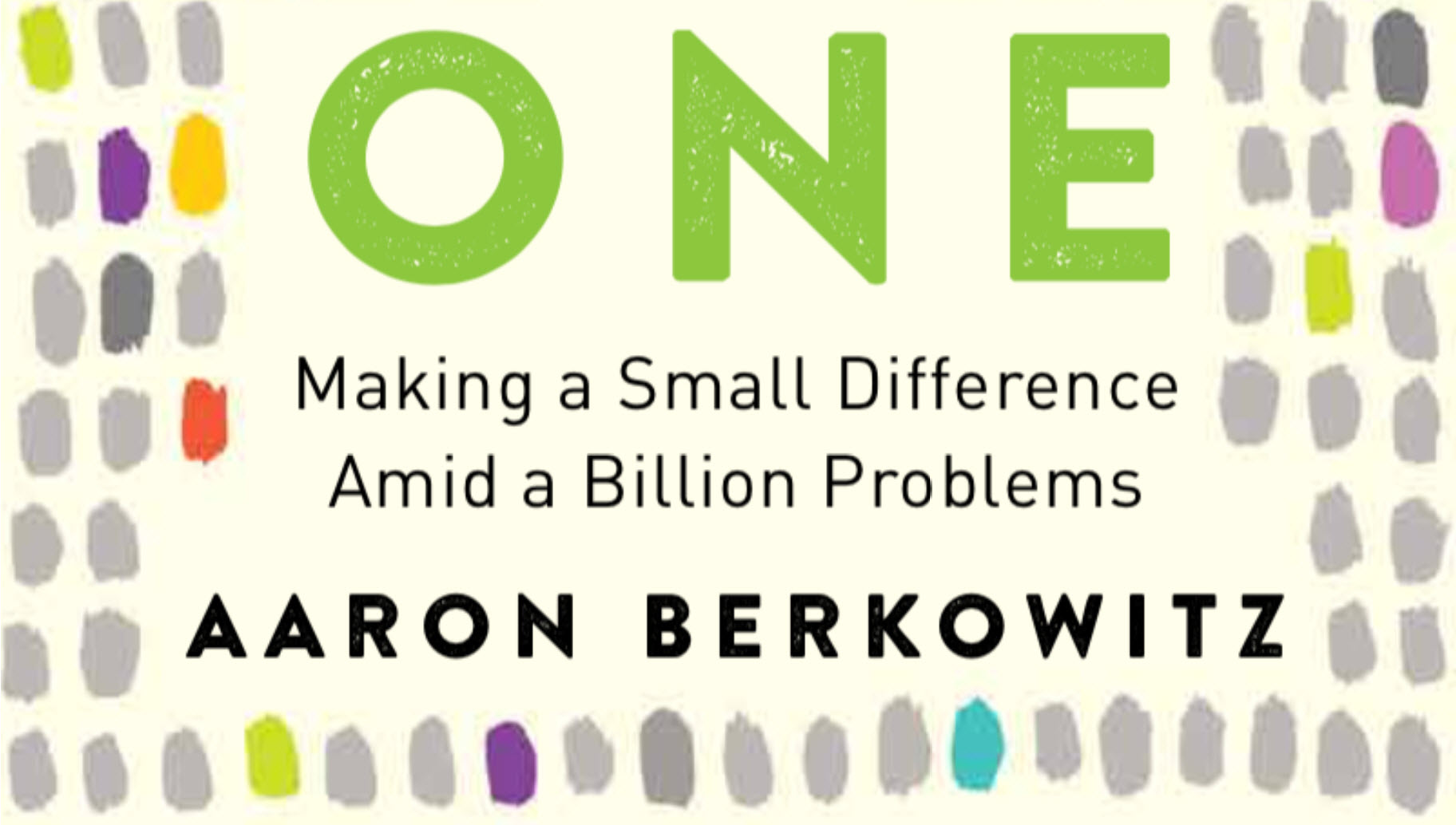 Changing lives, one by one by one