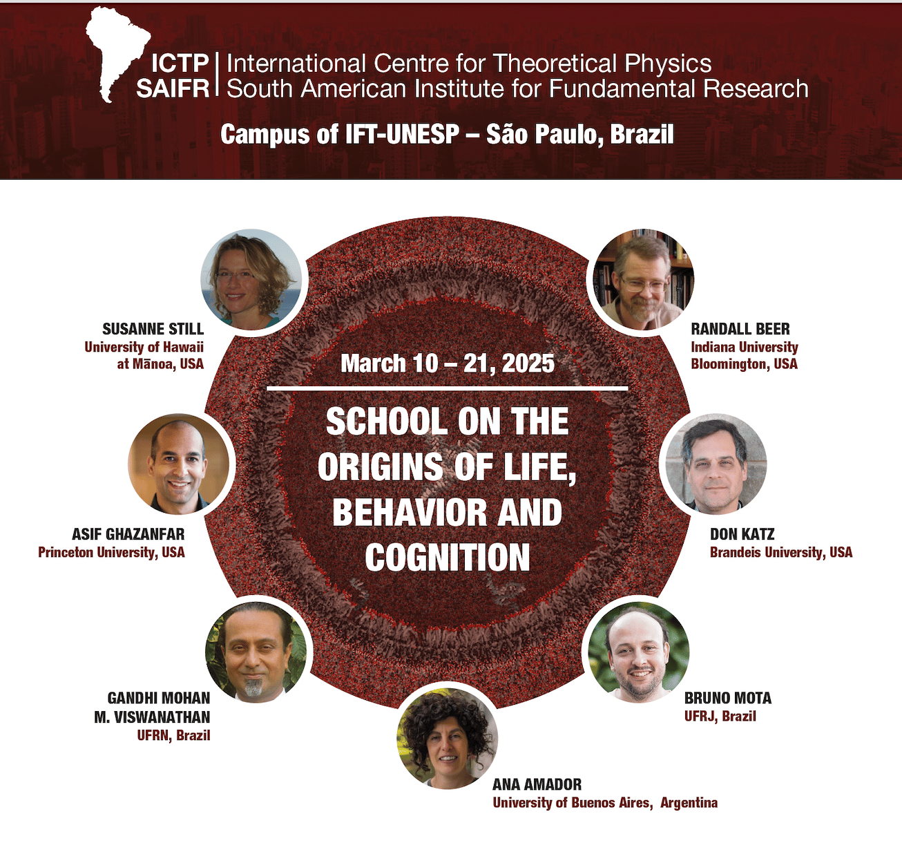 School on the Origins of Life, Behavior and Cognition 2025