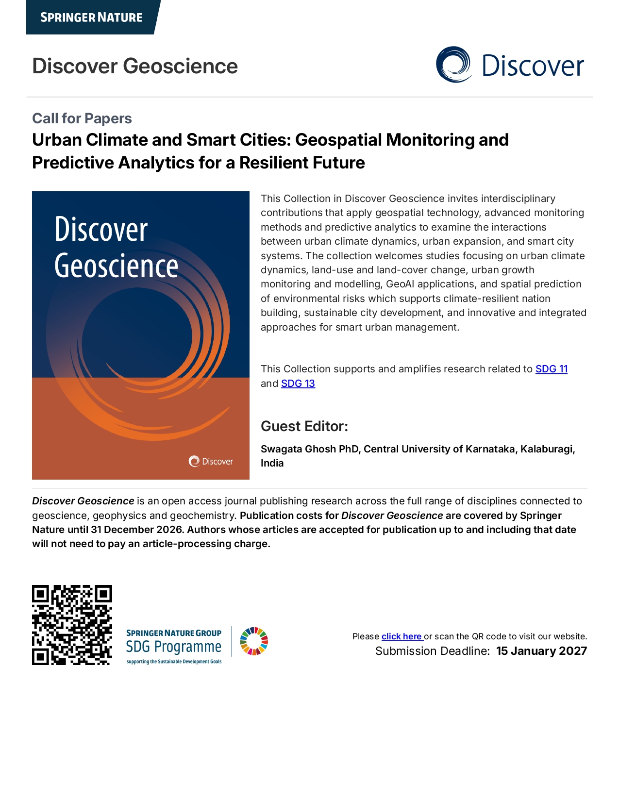  Call for Papers
