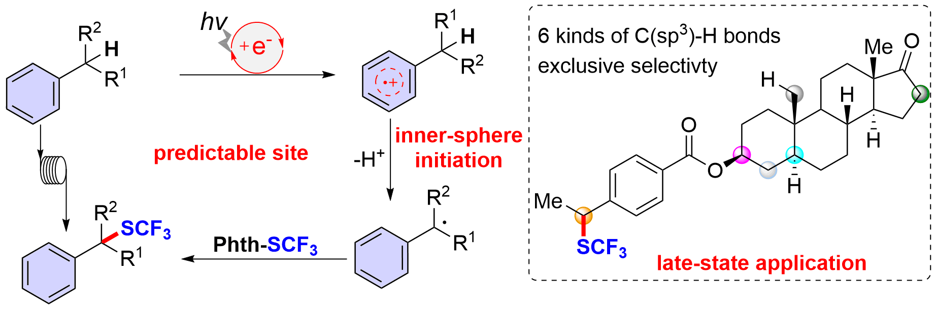 Late-Stage Trifluoromethylthiolation of Benzylic C-H Bonds
