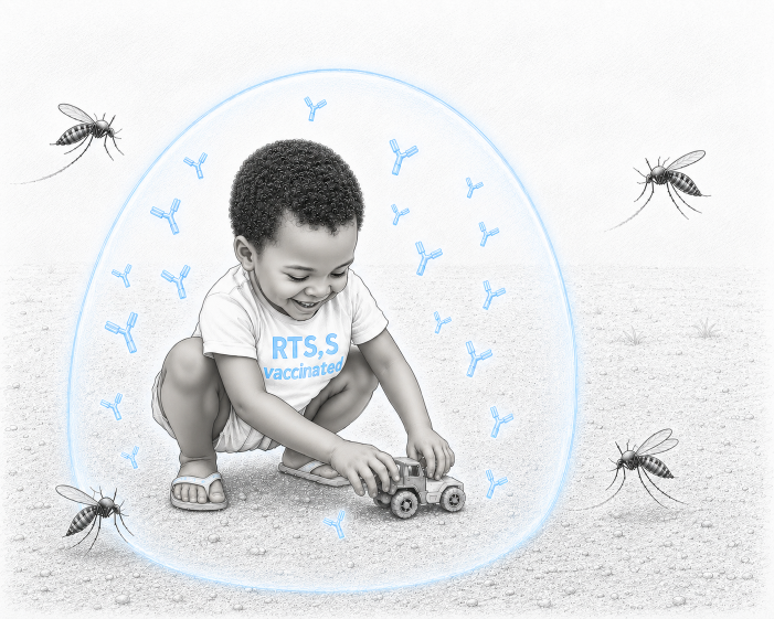 New insights into protective malaria vaccine responses: antibody specificity identifies children who are protected from malaria