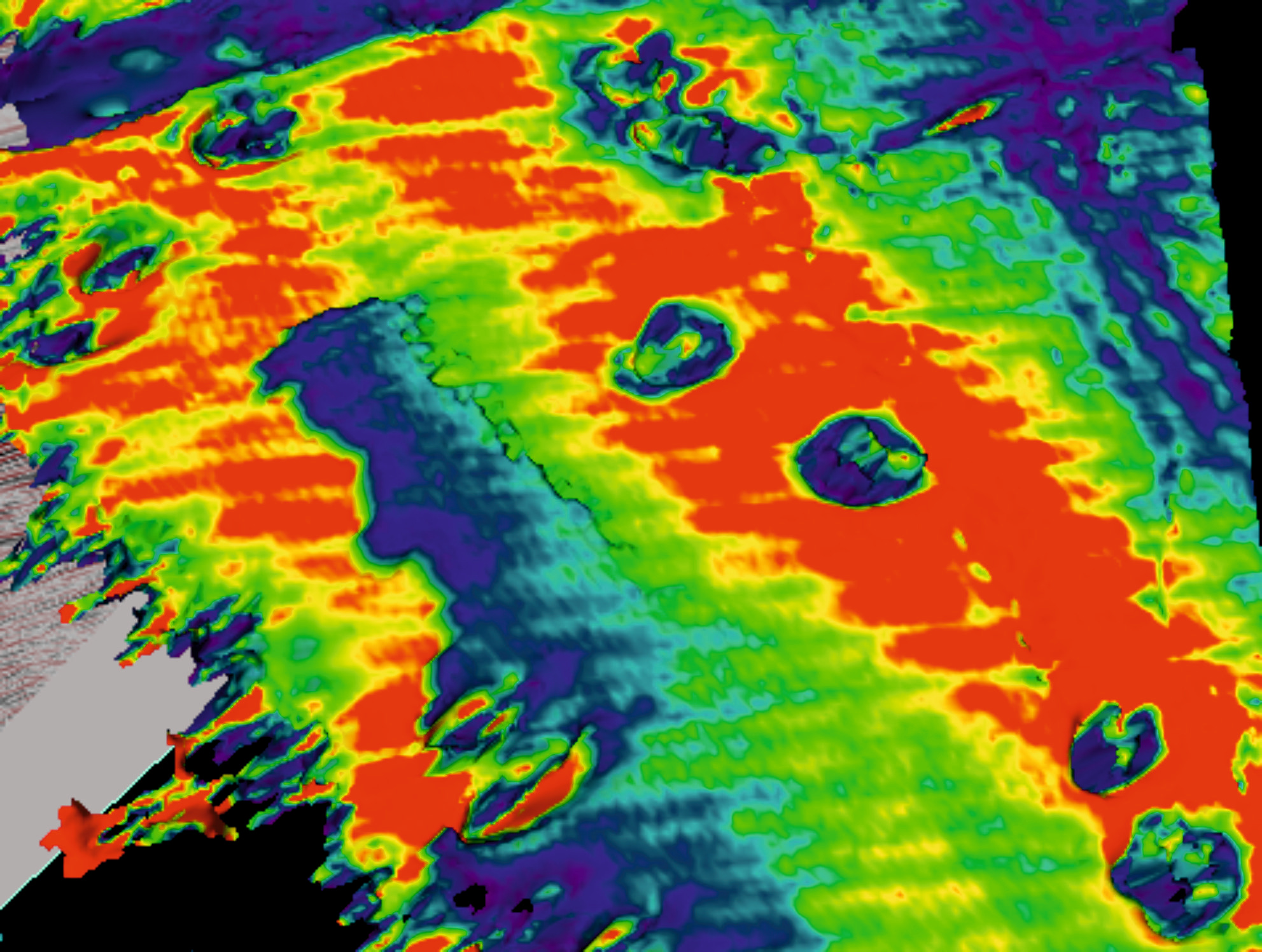 Methane vented through giant craters into oceans after climatic warming 