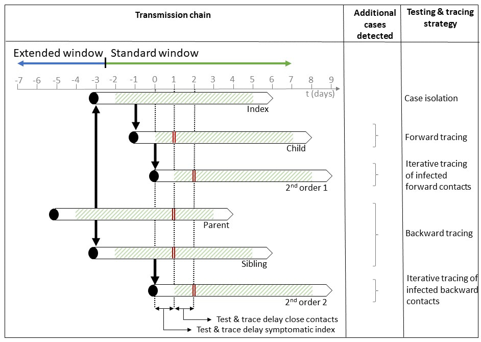 Empirical evidence on the efficiency of backward contact tracing in COVID-19