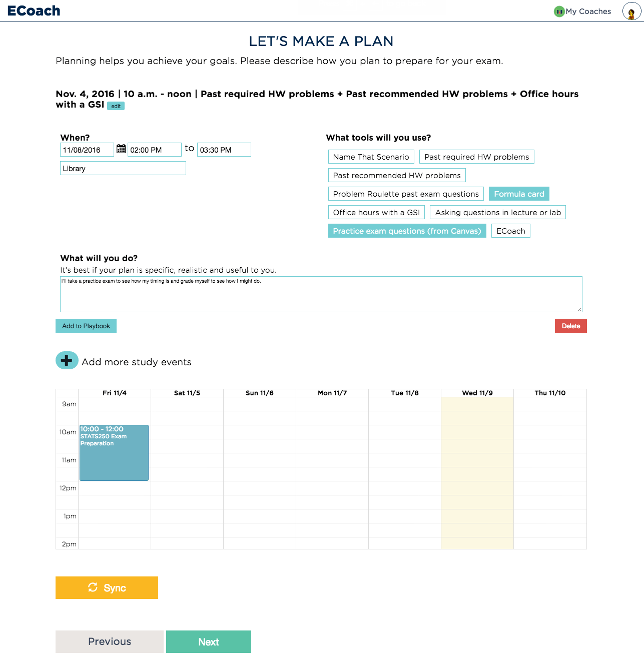 Let’s Make a Plan: Translational Research Shows Effectiveness of Rapid Exam Preparation Tool
