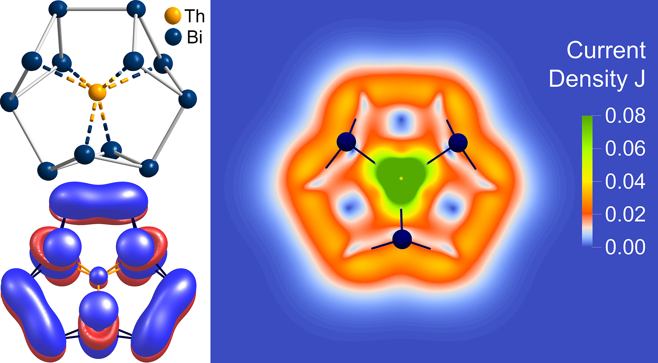 Substantial π-aromaticity in the anionic heavy-metal cluster [Th@Bi12]4−
