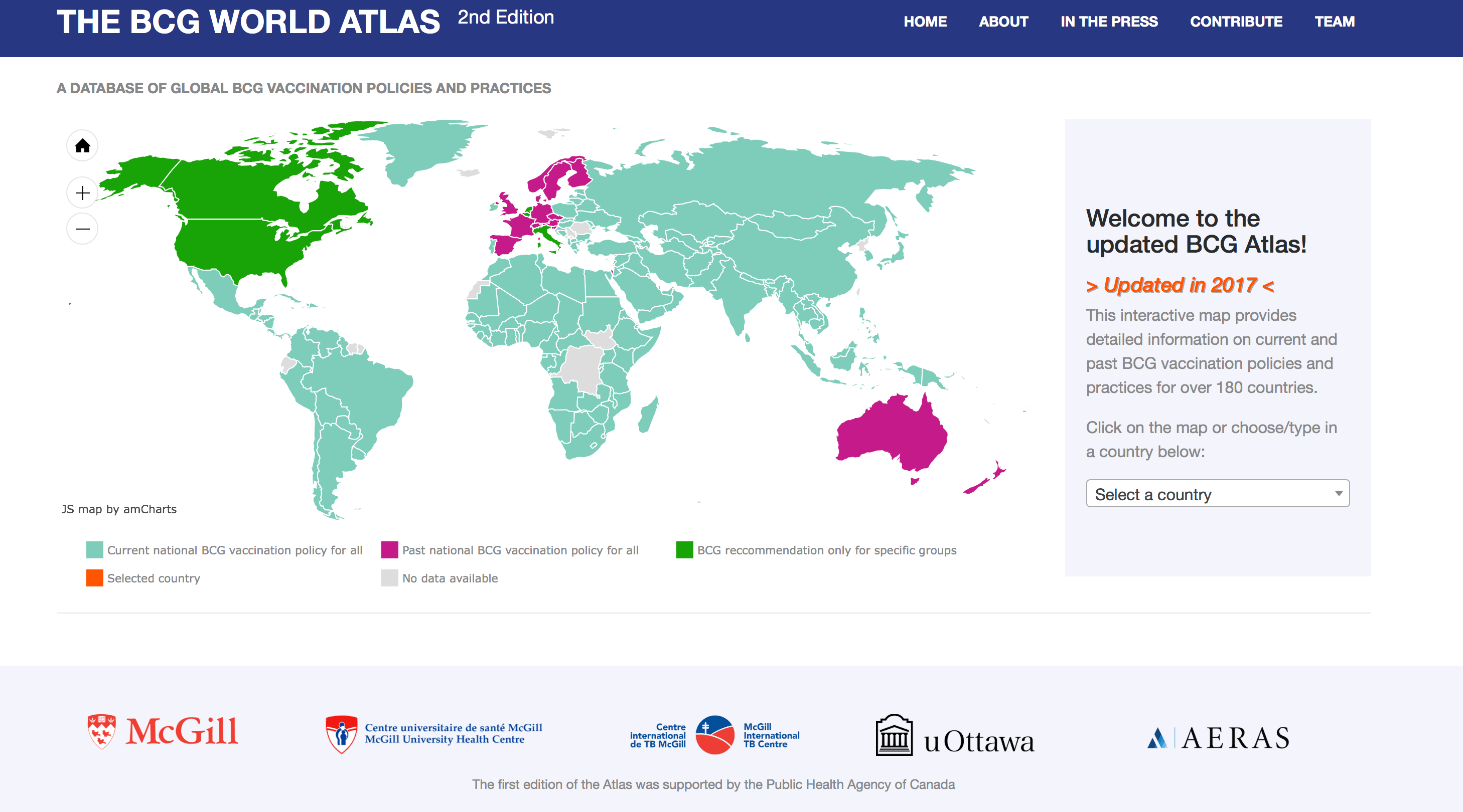 Tracking TB Vaccination Policies and Practices Through Space and Time