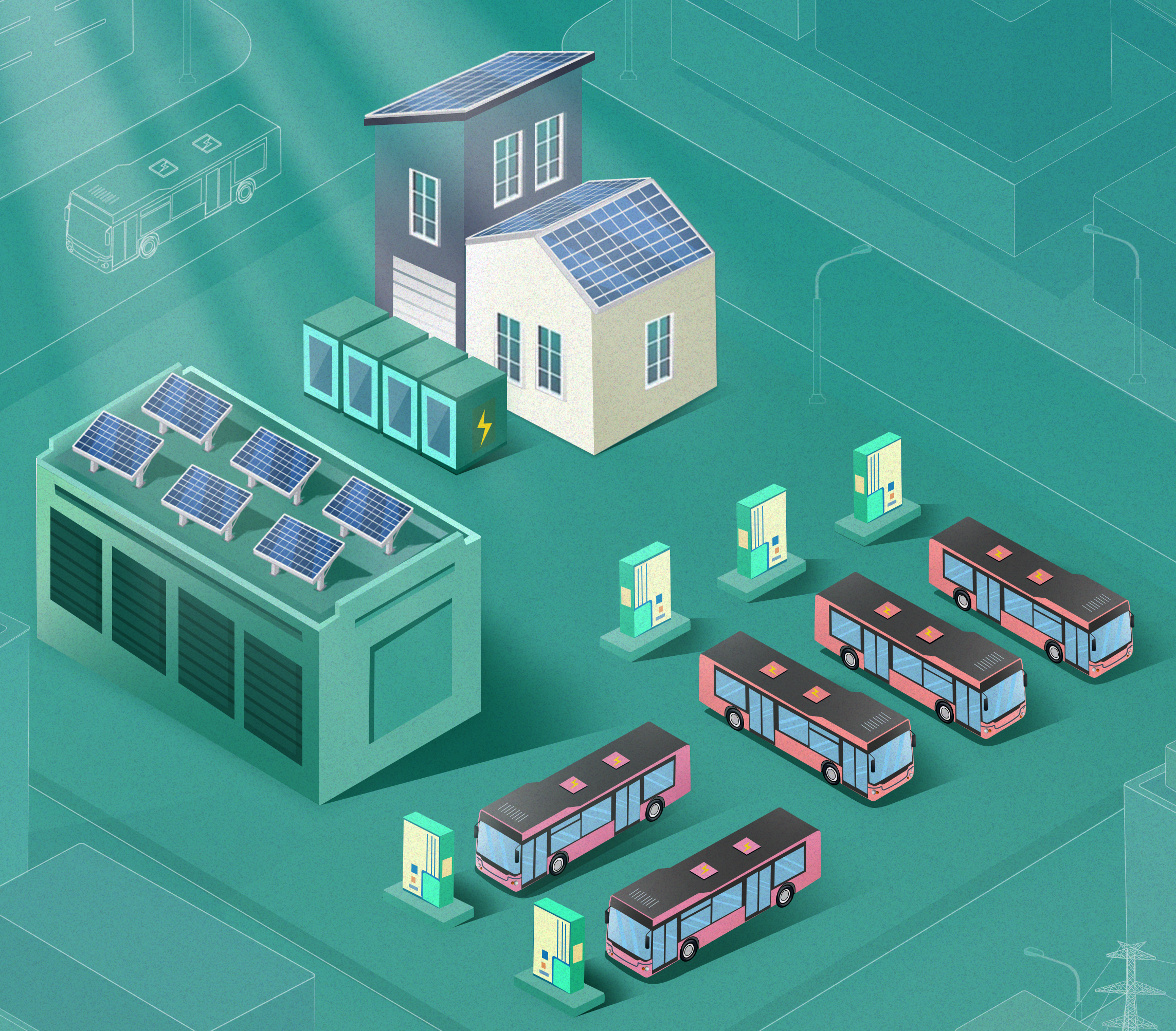 Transforming public transport depots into grid-friendly profitable energy hubs using solar photovoltaic and battery energy storage