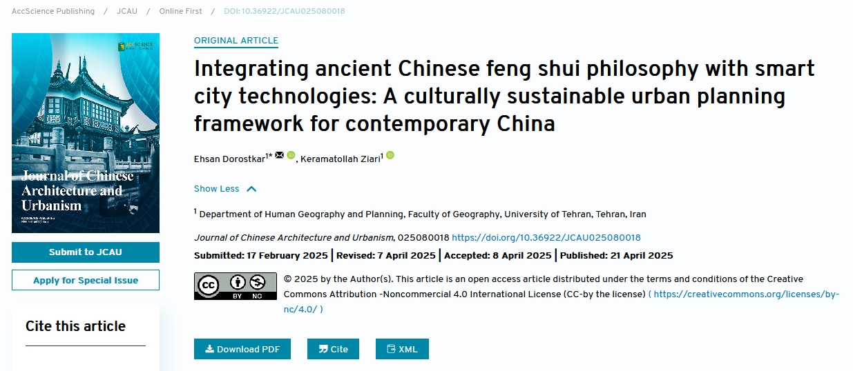 Balancing Tradition and Innovation: How Feng Shui Can Shape the Smart Cities of Tomorrow