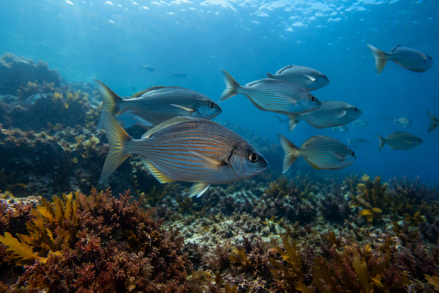 The first years after protection: what changes beneath the Mediterranean seafloor?