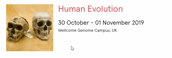 2019 NEE Human Evolution content