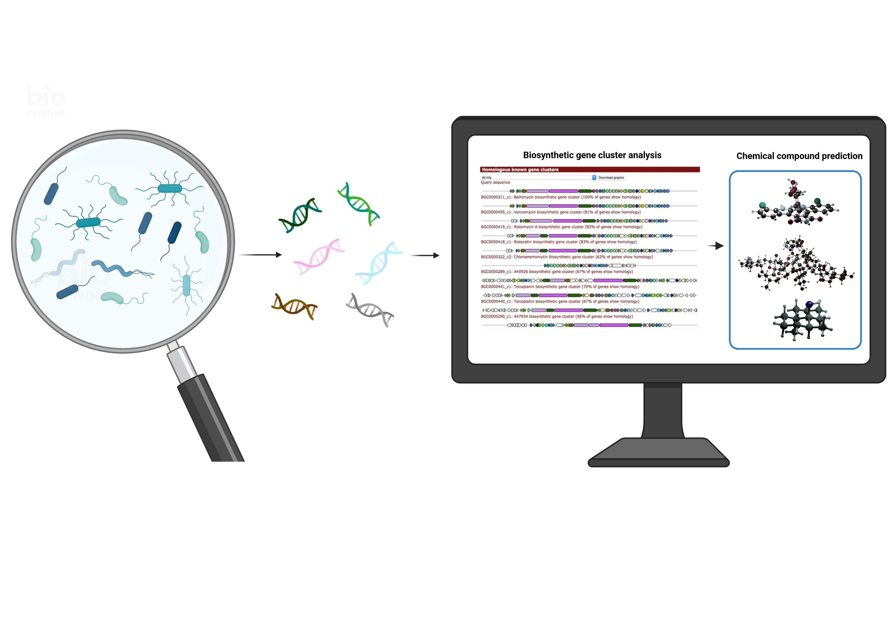 Finding microbes that produce diverse chemistry 