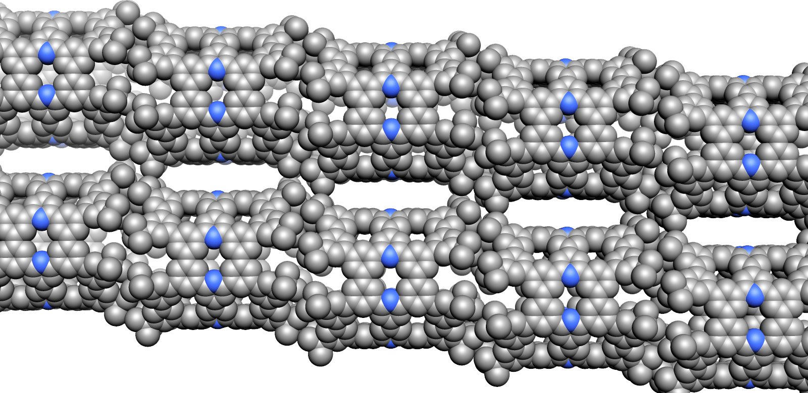 A Nitrogen-doped Nanotube Molecule with Atom Vacancy Defects