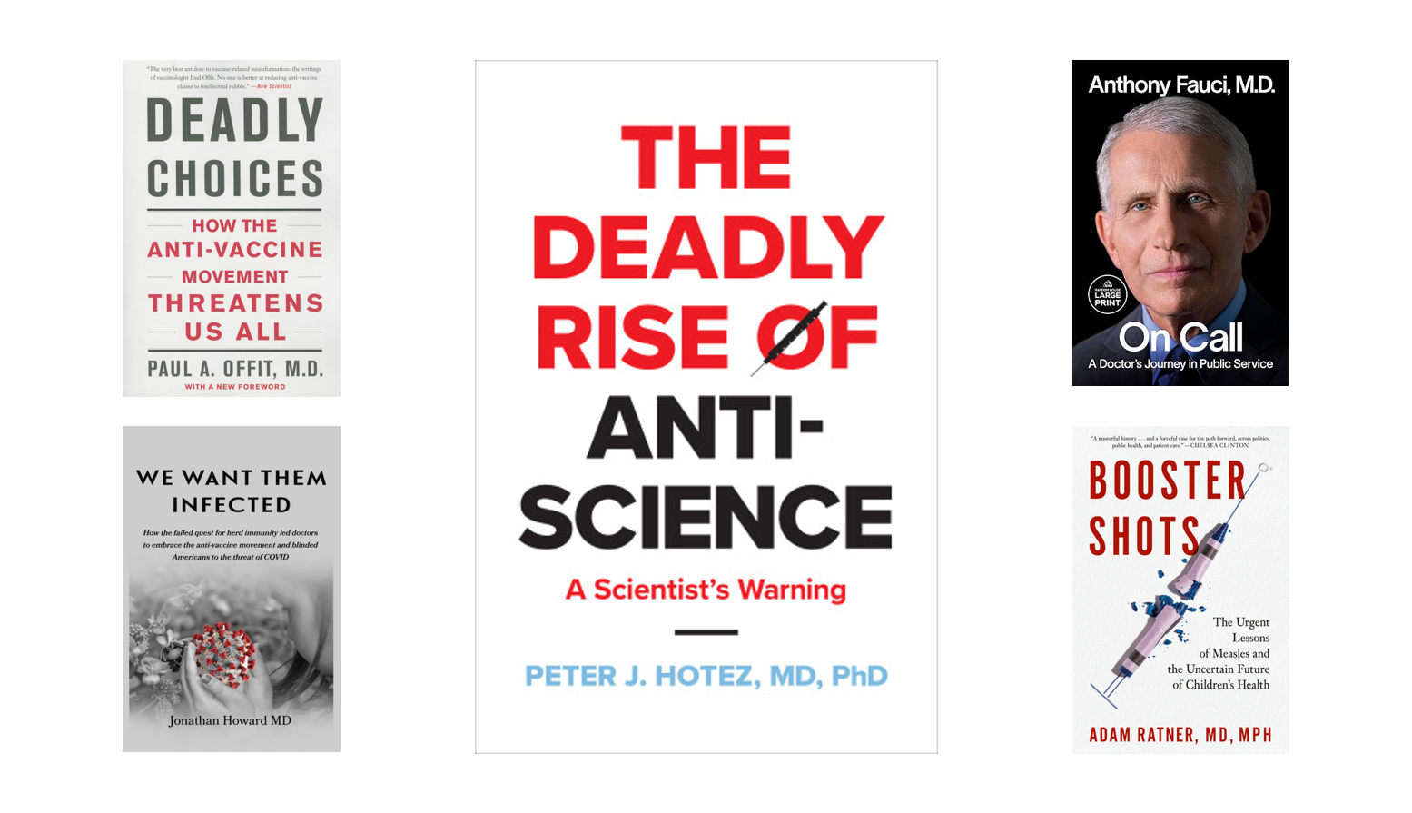 Want to better understand the growing anti-science and anti-public health movement? These books can help!
