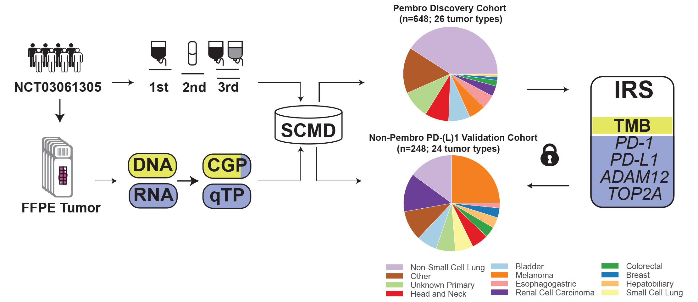 Development and validation of an integrative pan-solid tumor predictor of PD-1/PD-L1 blockade benefit