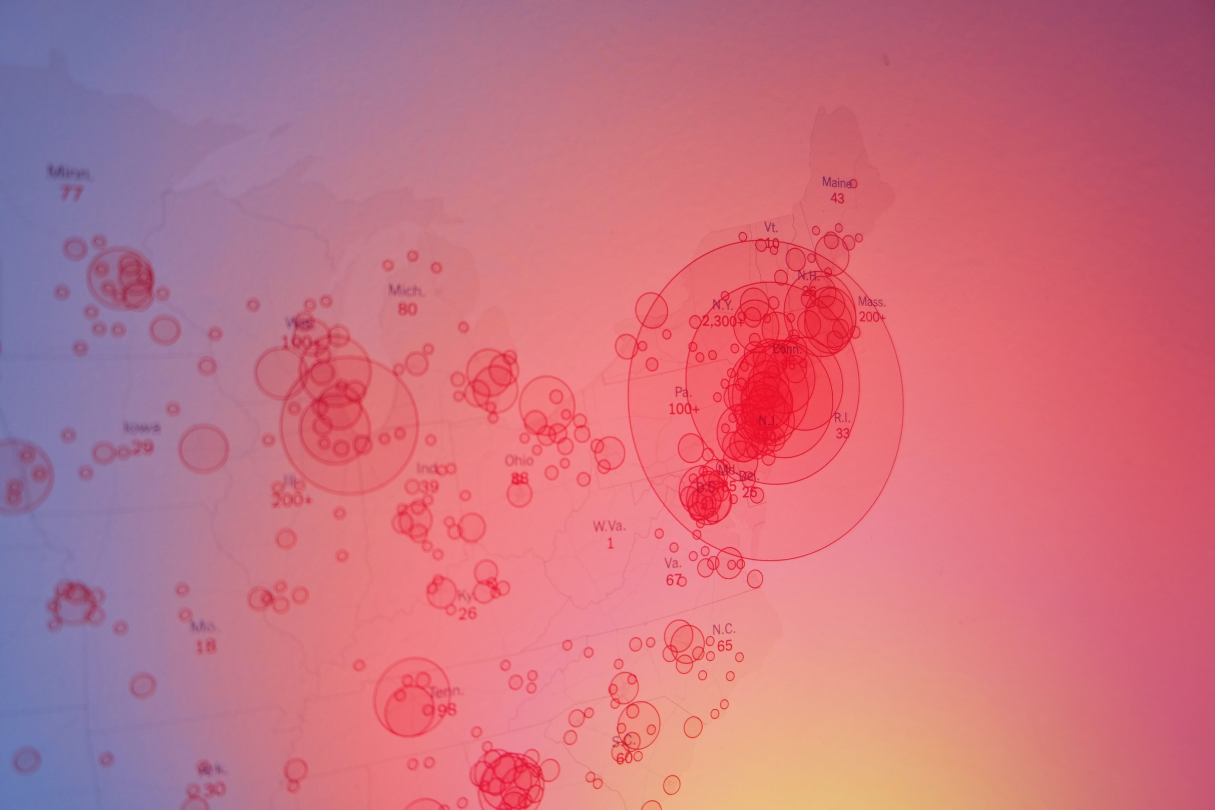 How much do COVID-19 case counts underestimate the size of the pandemic? 