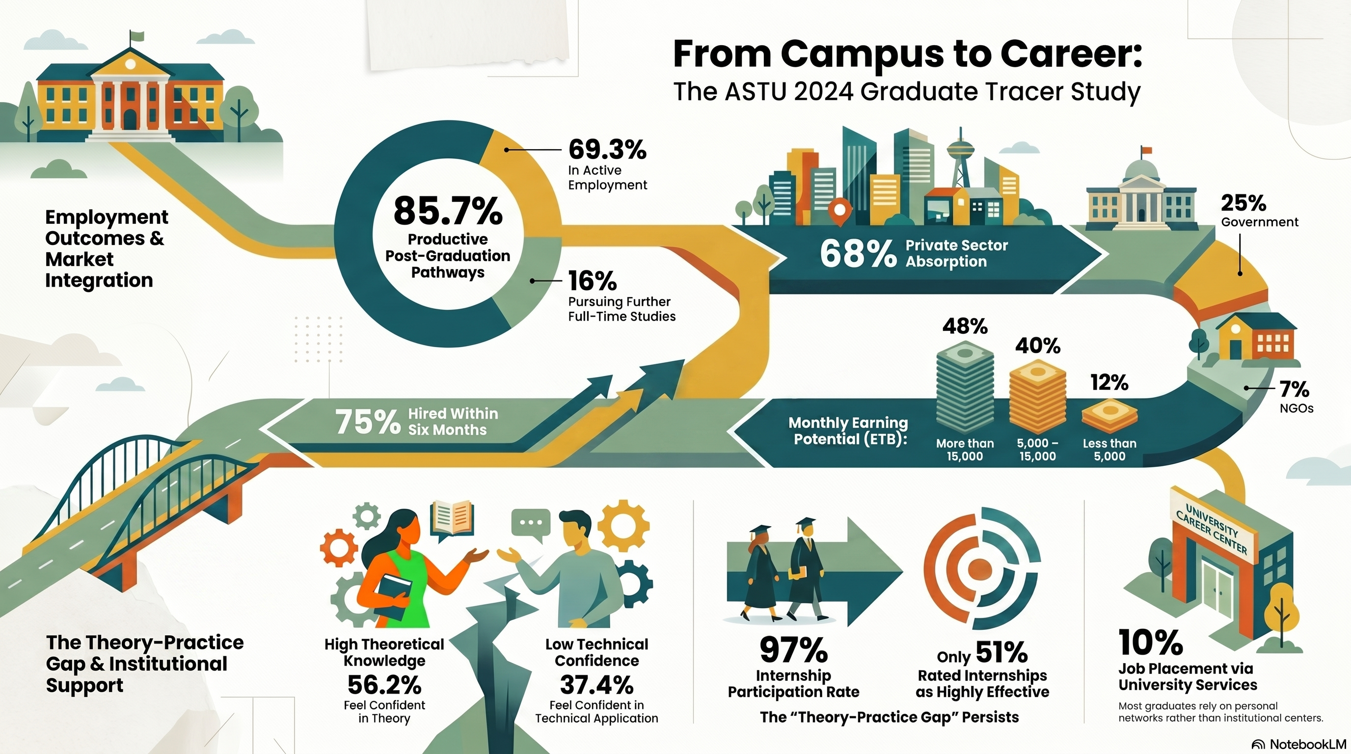 From Employment to Graduation: Lessons From a Tracer Study of Adama Science and Technology University's 2024 Cohort