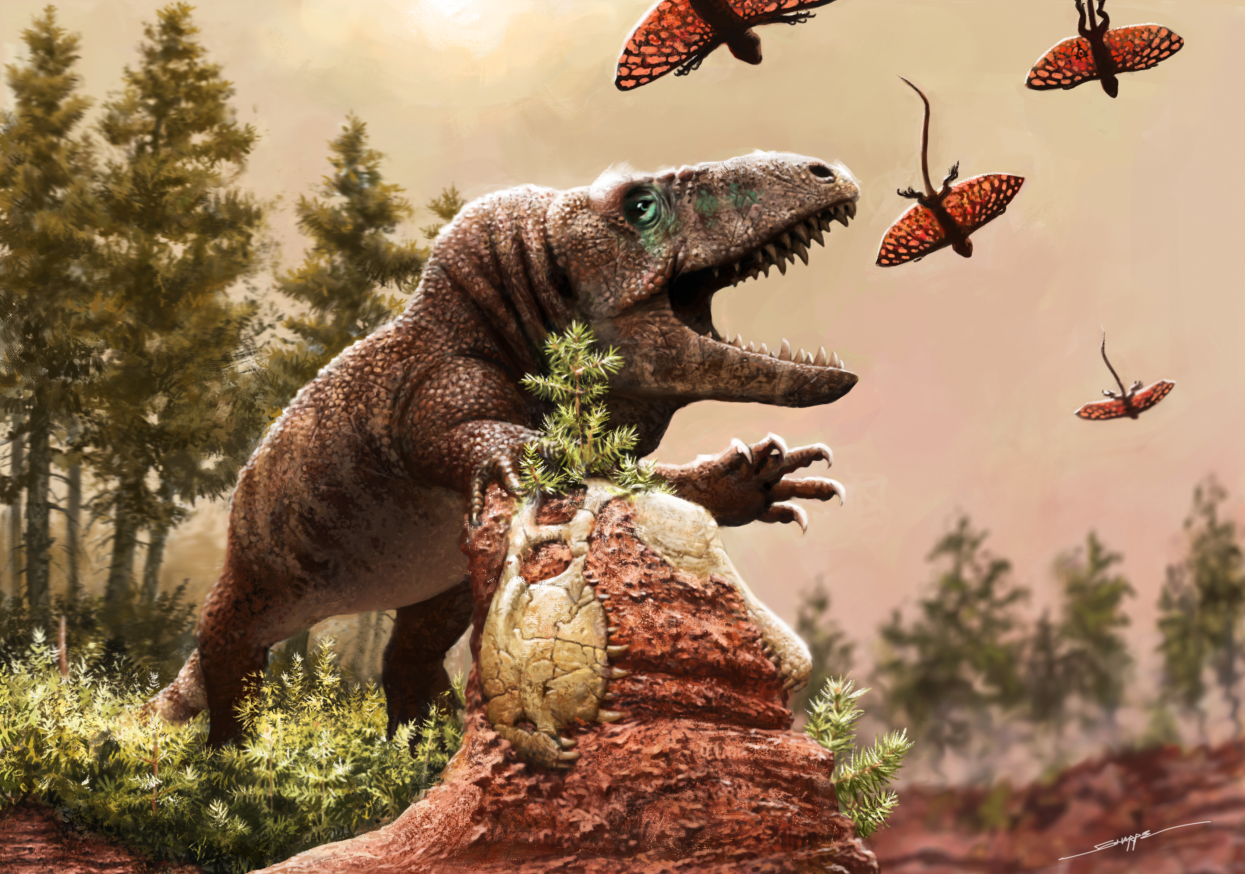 The rise of reptiles was triggered by climate change