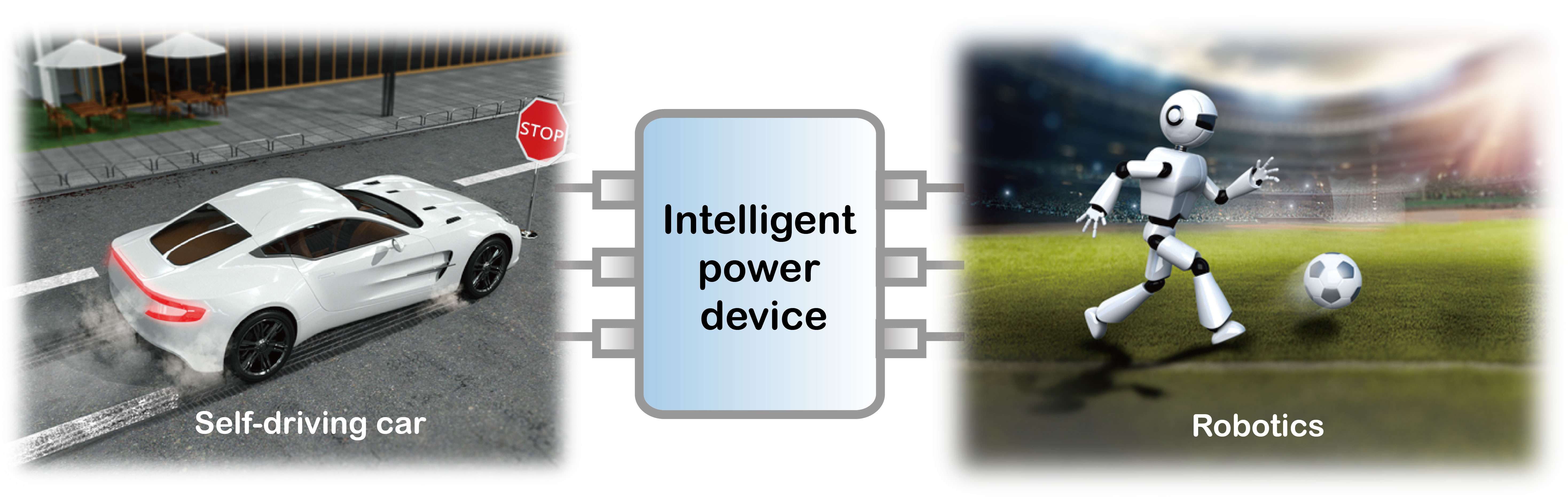 Intelligent power devices controlled by strain