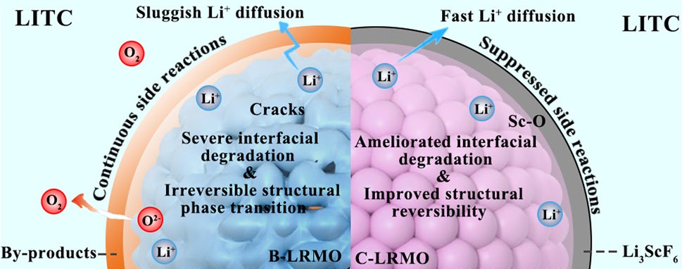 Modulating Lattice Oxygen and Transport Kinetics of Li‑Rich Cathodes in All‑Solid‑State Batteries Through Multifunctional Li3ScF6 Protective Layer