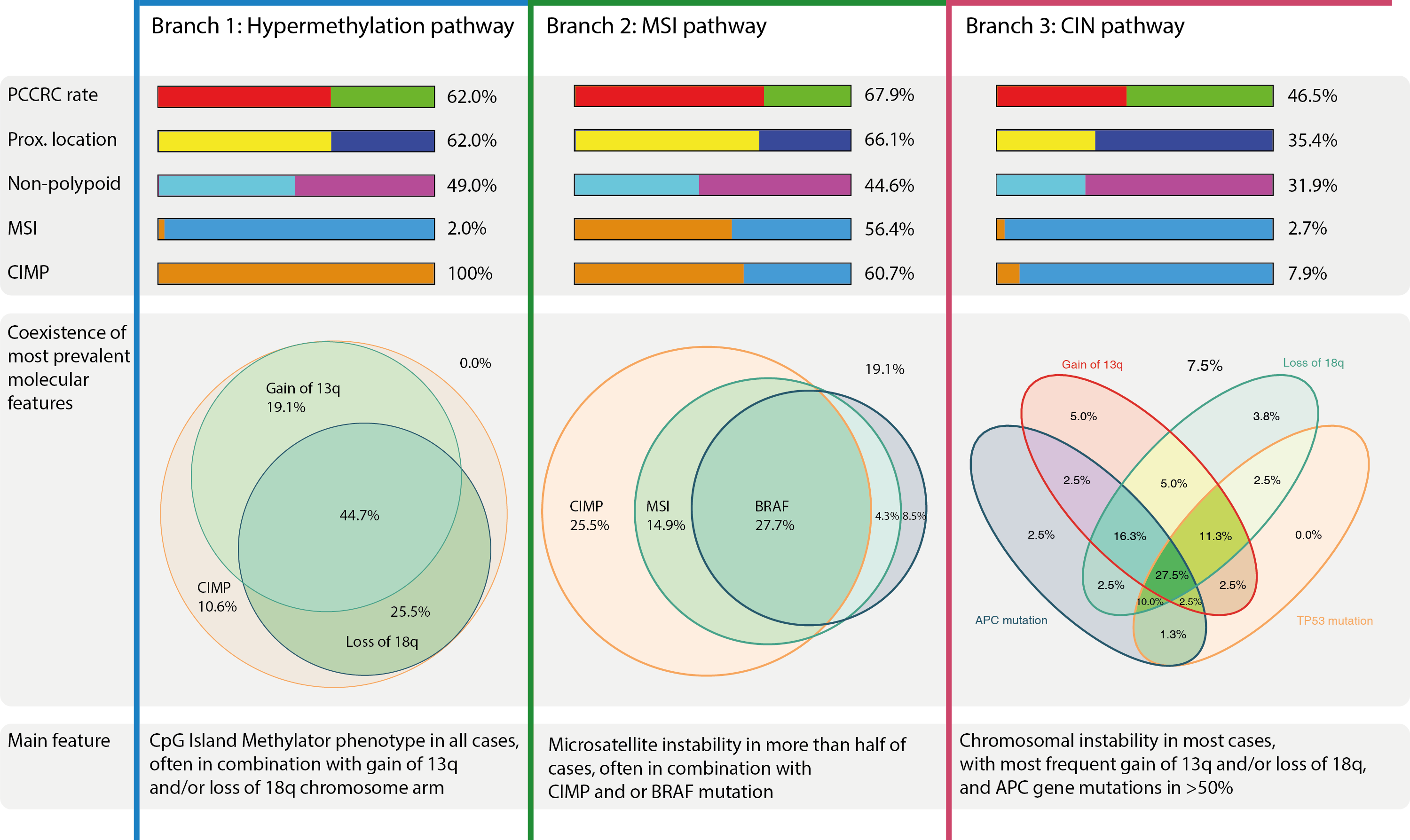 Post-colonoscopy colorectal cancers harbour similar molecular profiles as all other colorectal cancers
