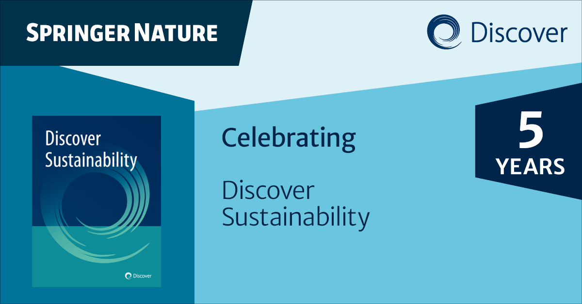 Discover Sustainability’s 5th Anniversary - Hear from the Editor-in-Chief