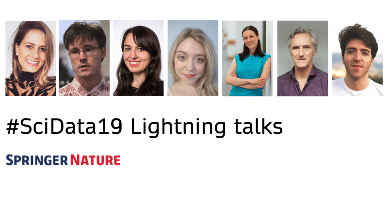 Meet the presenters of the #SciData19 lightning talks