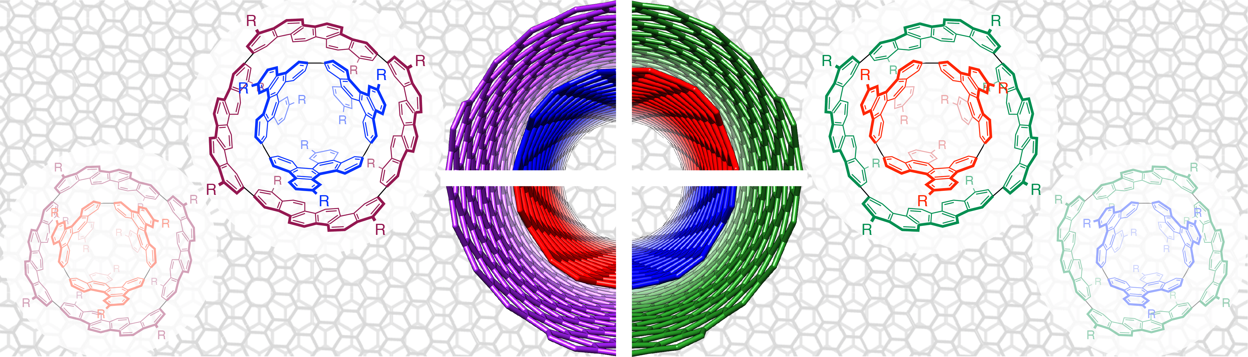 Stereoselectivity in spontaneous assembly of rolled incommensurate carbon bilayers
