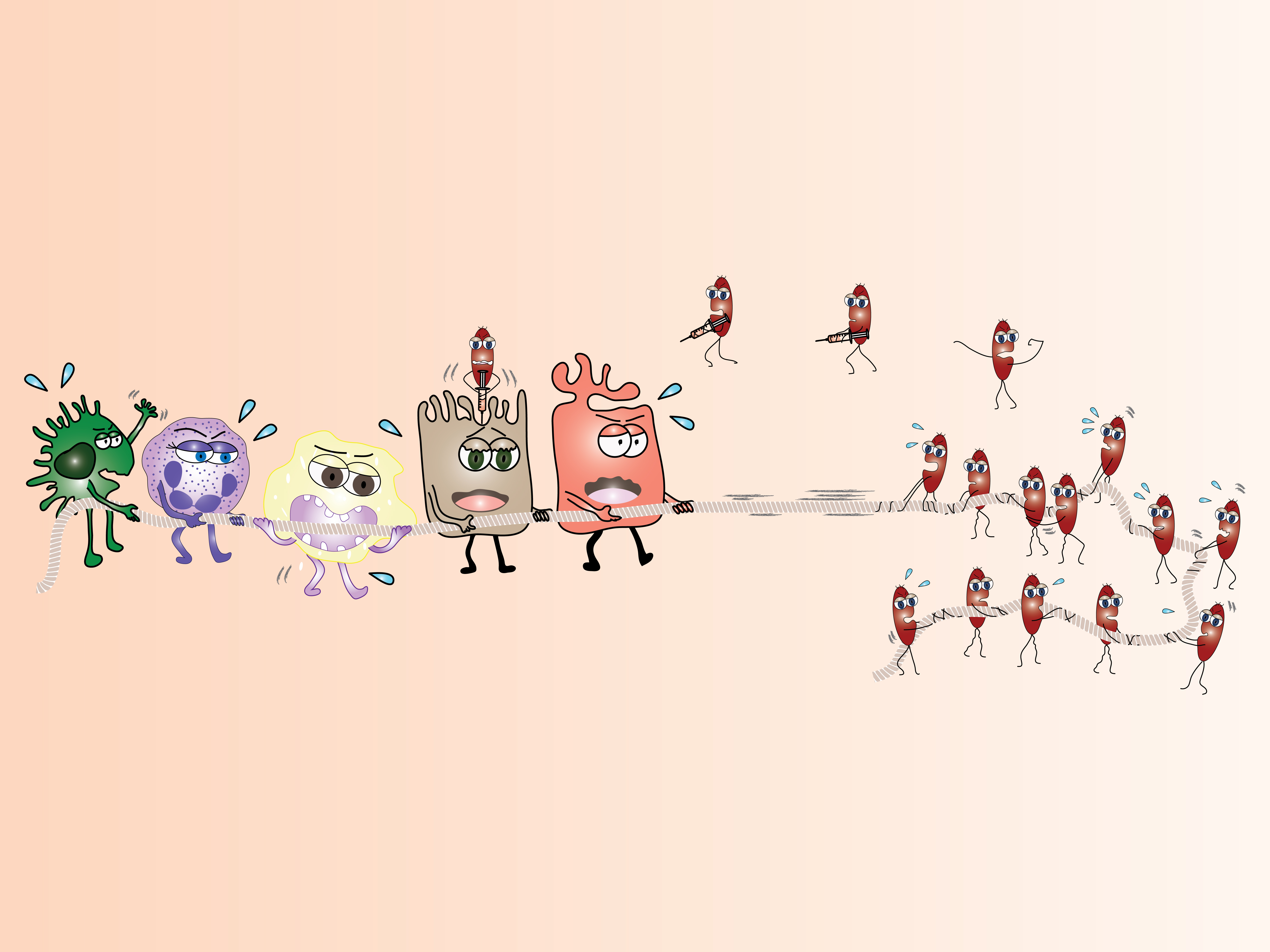 New insights into the host-pathogen tug of war