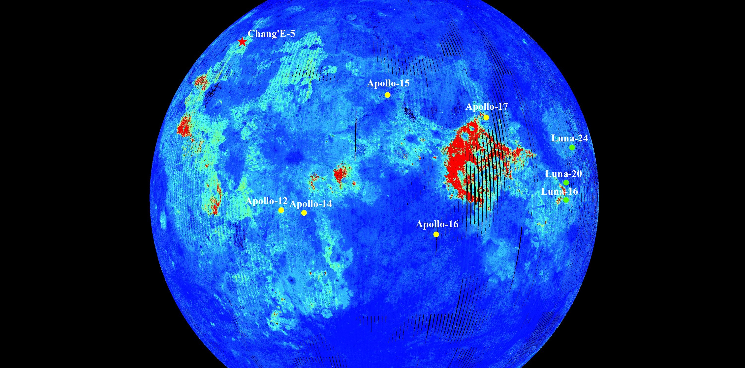 Together for mapping lunar surface chemistry