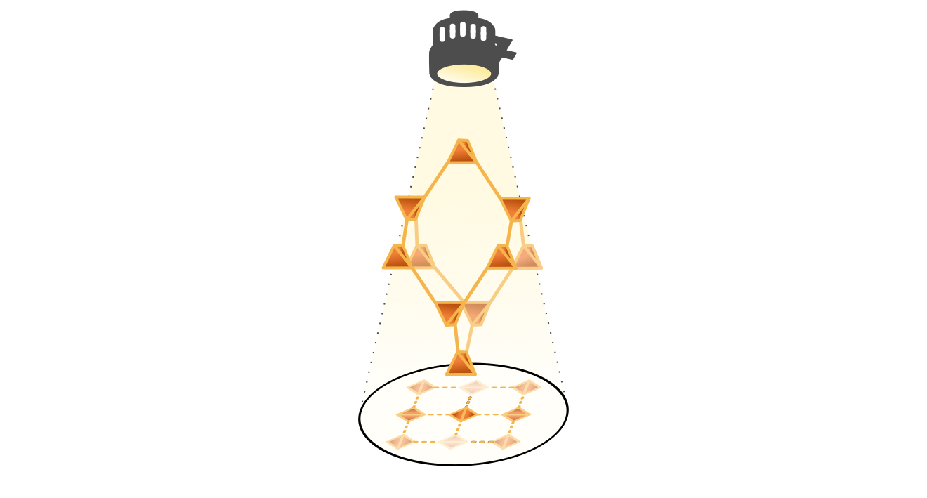 Illuminating diamondoid soft porous crystals reveals the facets of their structural flexibility