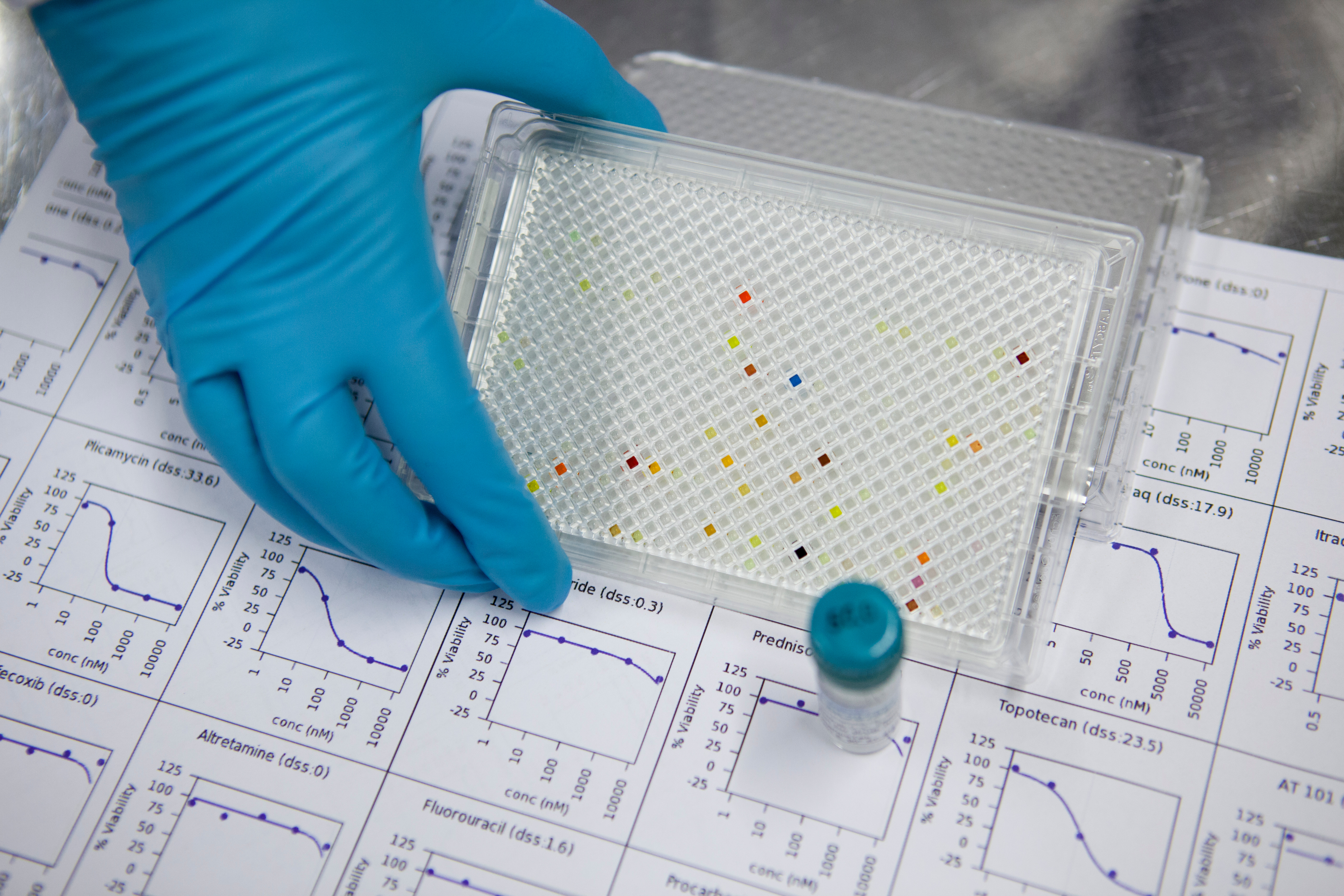 Robust scoring of selective drug responses for patient-tailored therapy selection