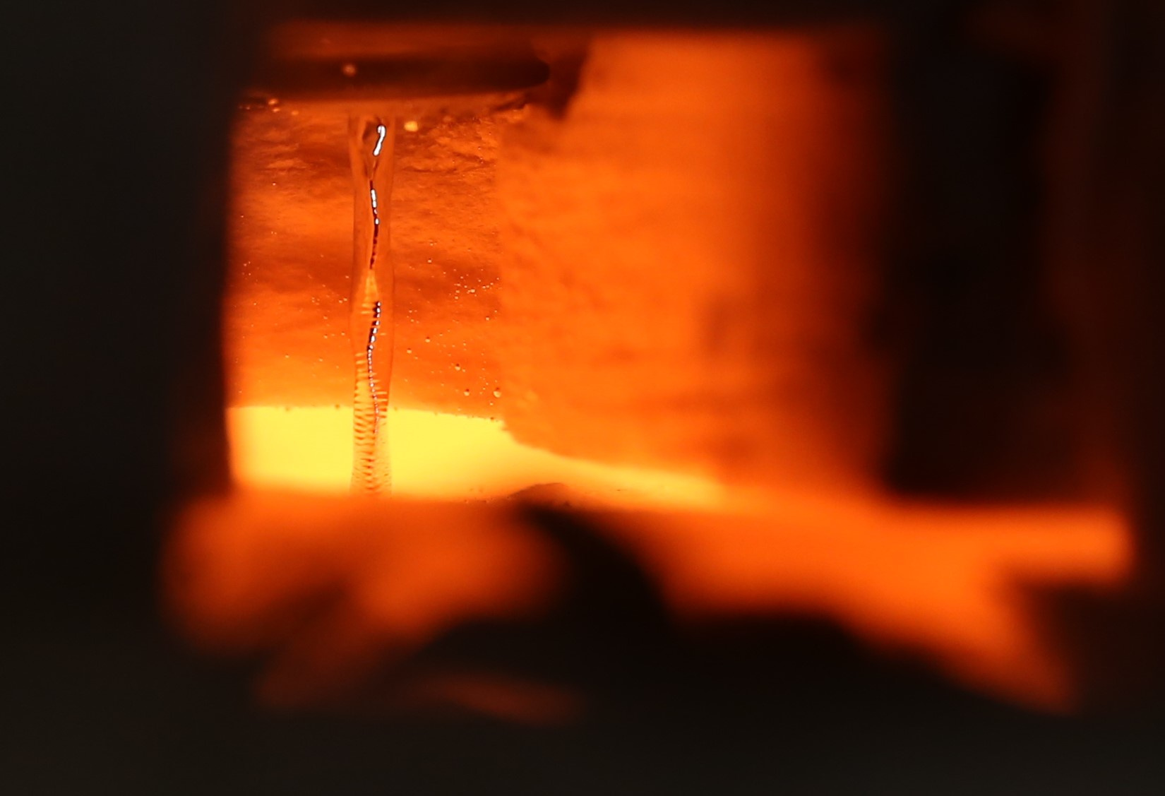 Pumping liquid tin at 1400°C